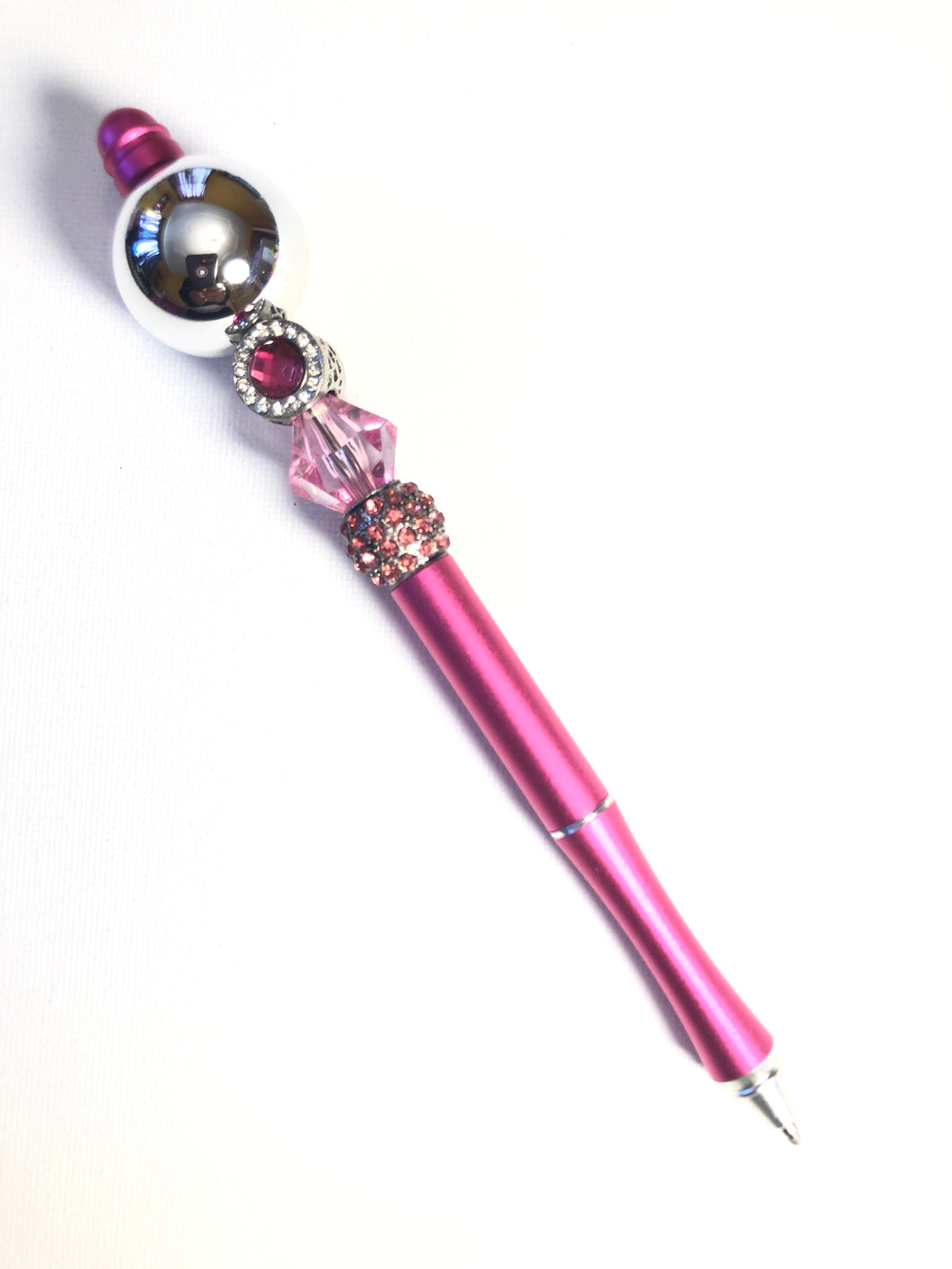 Hot Pink Glam Pen - Streamline Size